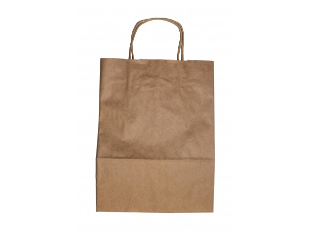 Torba papierowa brązowa duża 41,5x32x12 - 200szt.