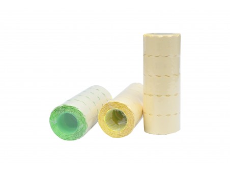 Metki do metkownicy jednorzędowej 26 × 12 mm – 5 rolek