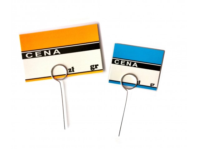 Ceny laminowane 9,5 x 6 cm - 20 szt.