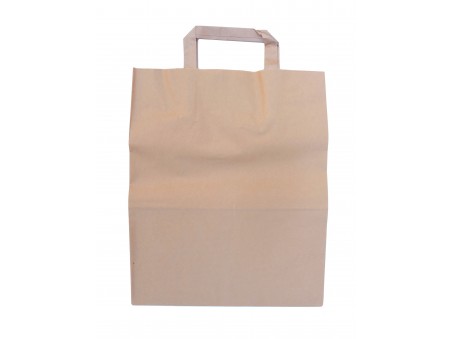TORBA PAPIEROWA BRĄZOWA MINI 32X22X25 - 250 SZT.