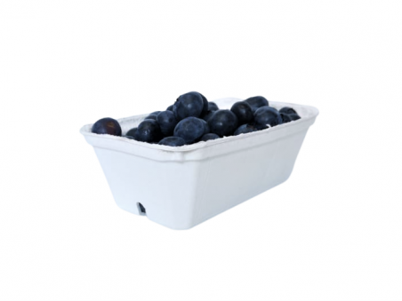 Biały pojemnik na maliny 250 g – 540 szt. | WikMar