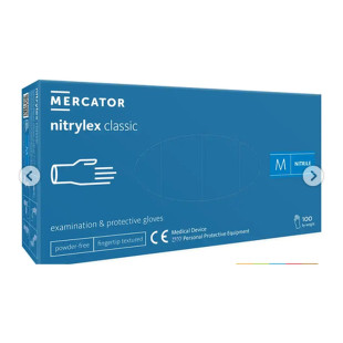 Rękawiczki nitrylowe NITRYLEX Classic niebieskie 100 szt.