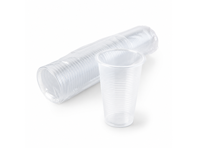 Kubki plastikowe transparentne 200 ml – 100 szt. | WikMar