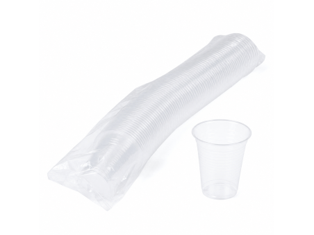 Kubki plastikowe transparentne 200 ml – 100 szt. | WikMar