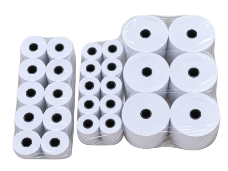 Rolki termiczne do kas fiskalnych 38 mm × 30 m – 10 szt.