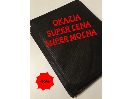 Agrowłóknina czarna1,6x5m- 50g/m2
